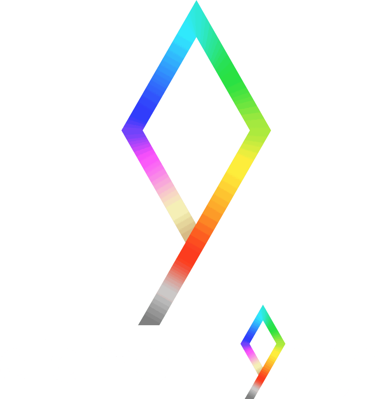 andreas karaiskos business communications through design website and graphic design Diamond Yoga Logo and Wordmark