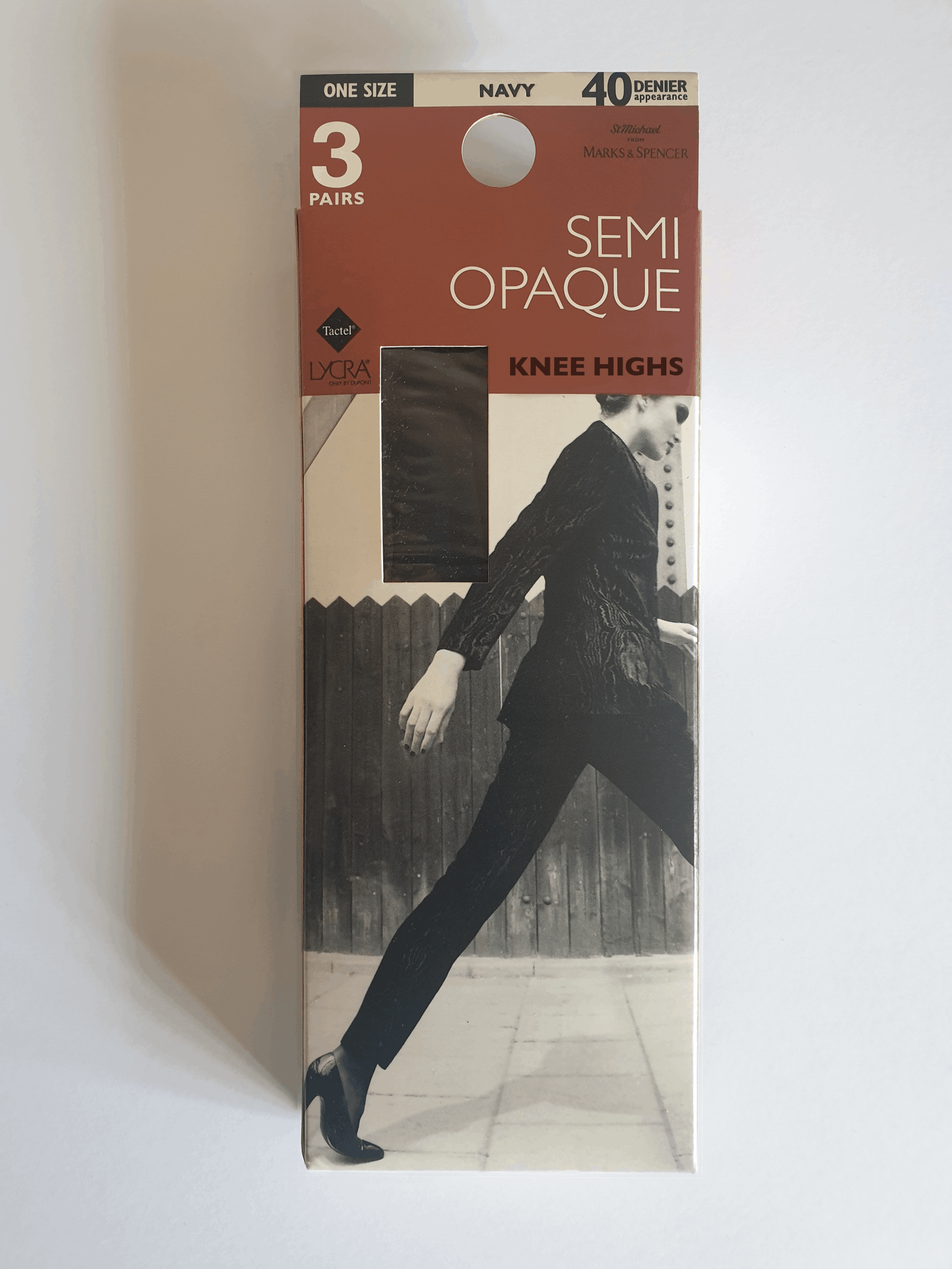 andreas karaiskos business communications through design website and graphic design Knee highs Semi Opaque Hosiery Packaging Design