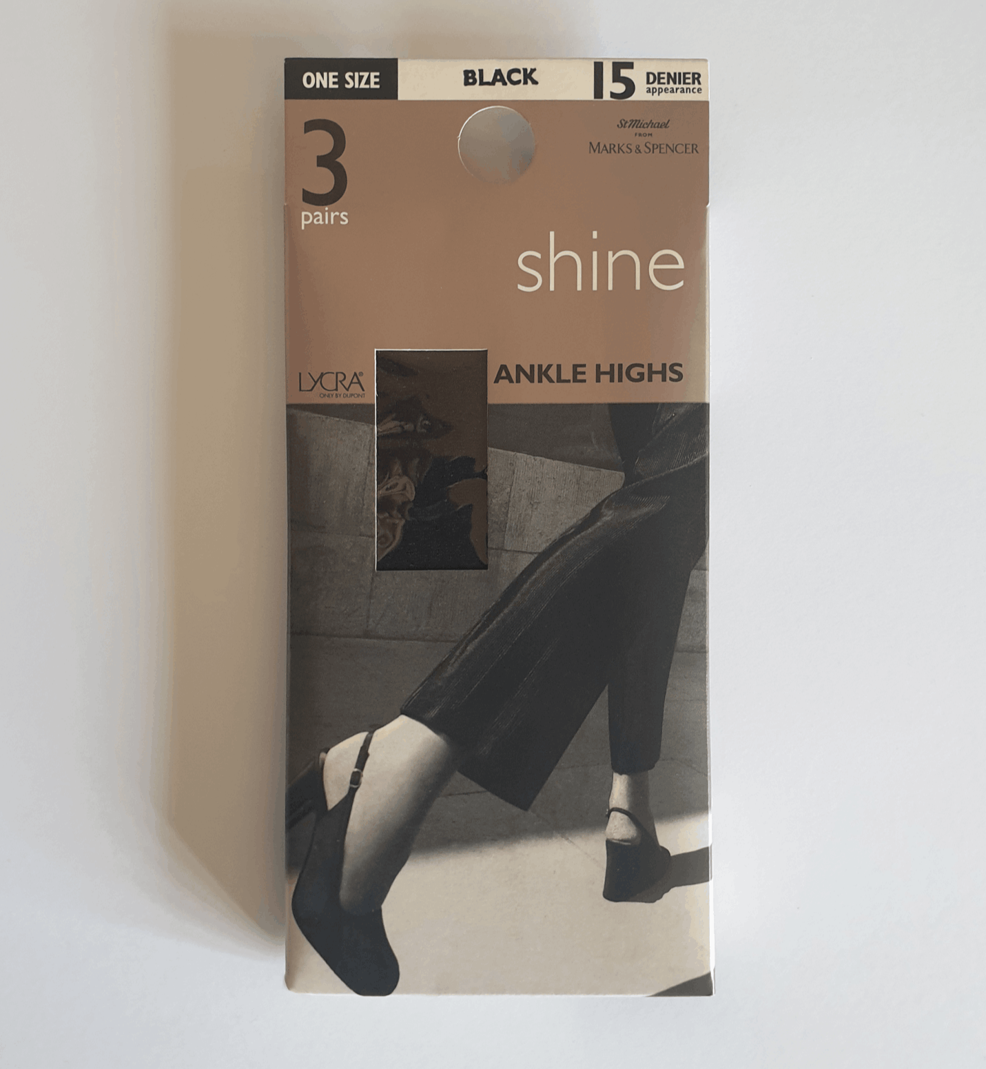 andreas karaiskos business communications through design website and graphic design Ankle highs shine Hosiery Packaging Design